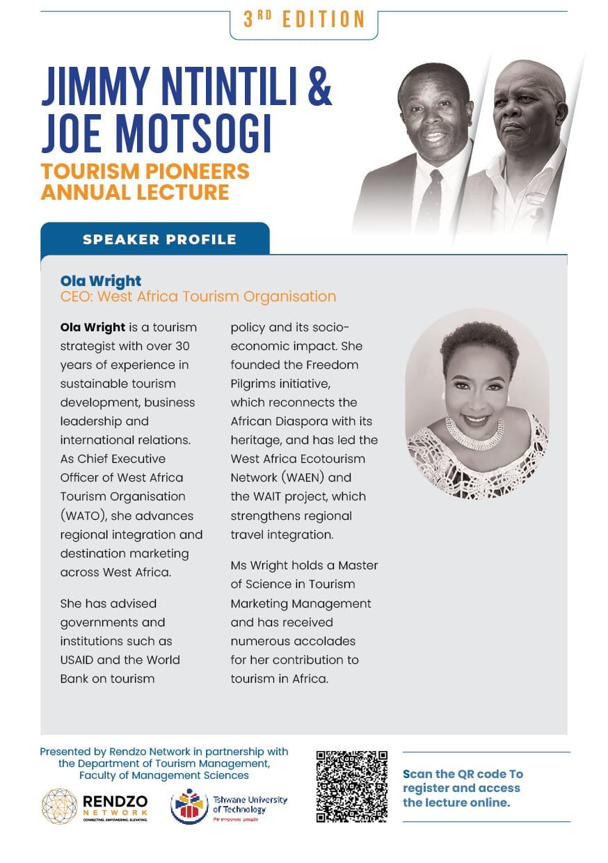 3rd Edition of the Jimmy Ntintili & Joe Motsogi Tourism Pioneers Annual Lecture